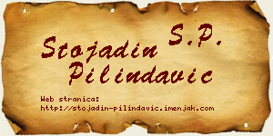 Stojadin Pilindavić vizit kartica